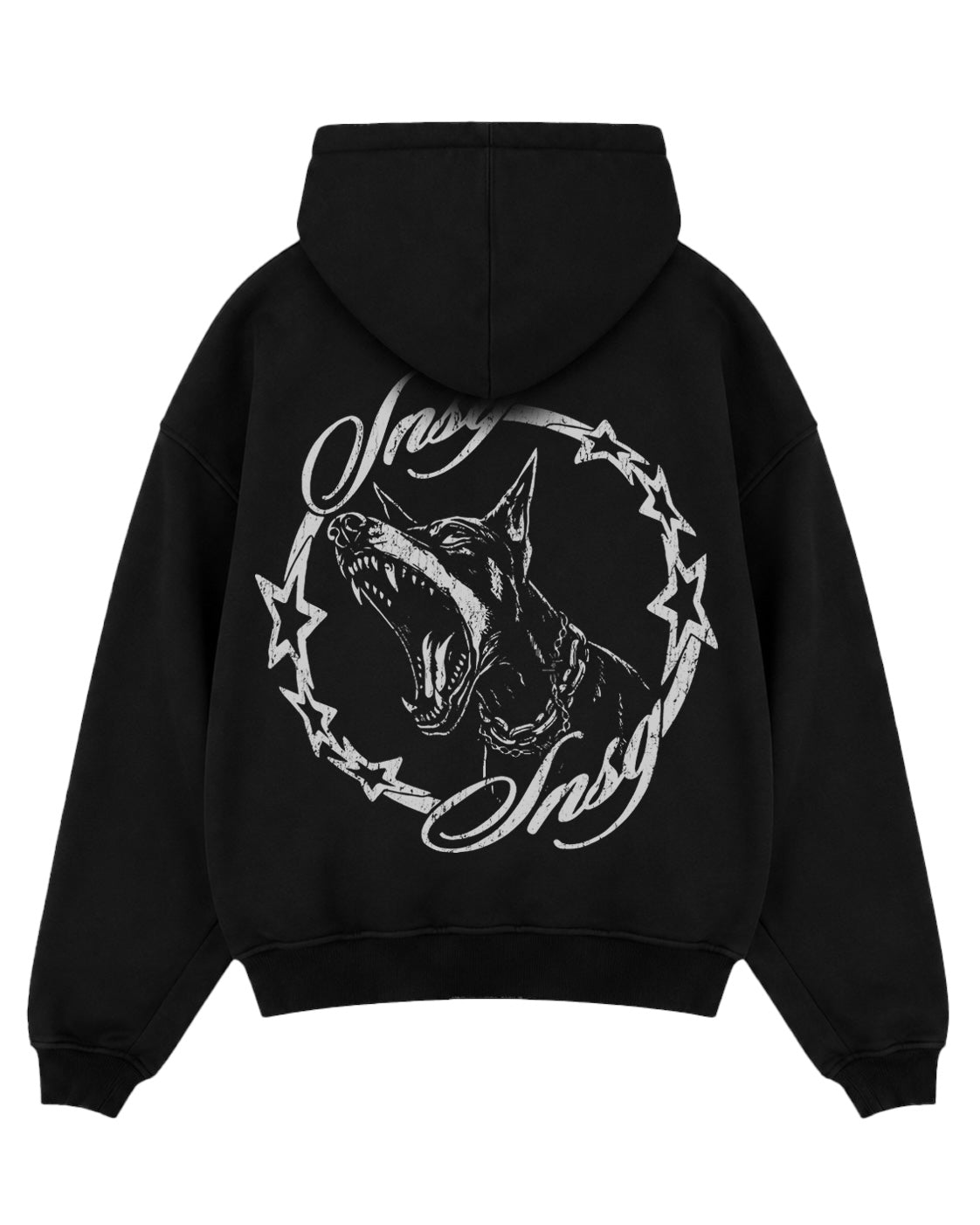 Three Star Oversized Hoodie